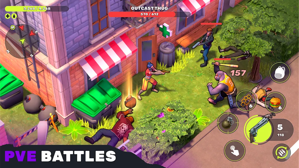 Скачать взлом Epic Apes: MMO Survival (Эпическое безумие обезьян)  [МОД Menu] — стабильная версия apk на Андроид screen 2