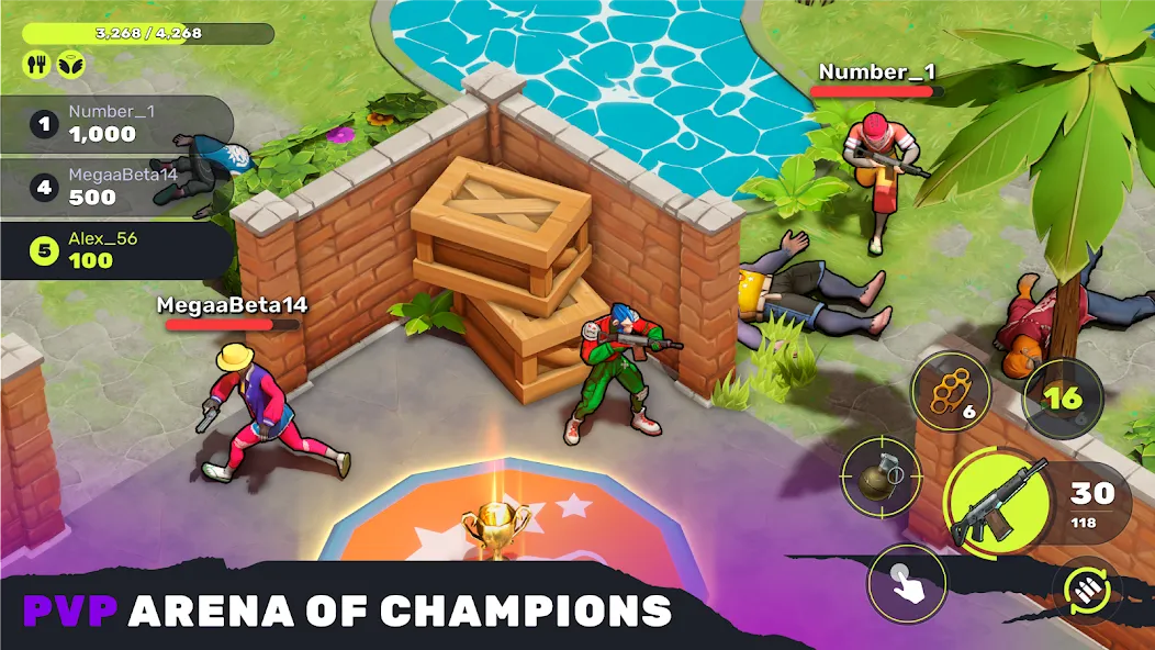 Скачать взлом Epic Apes: MMO Survival (Эпическое безумие обезьян)  [МОД Menu] — стабильная версия apk на Андроид screen 3