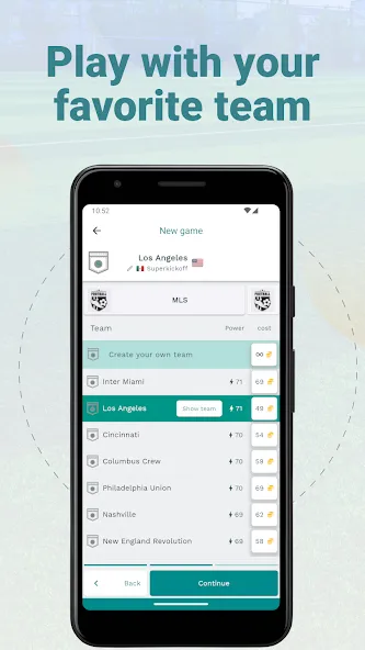 Взломанная Superkickoff — Soccer manager (уперкикофф)  [МОД Menu] — последняя версия apk на Андроид screen 1