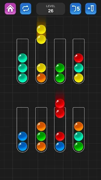 Взломанная Ball Sort Puzzle — Color Game  [МОД Все открыто] — последняя версия apk на Андроид screen 3