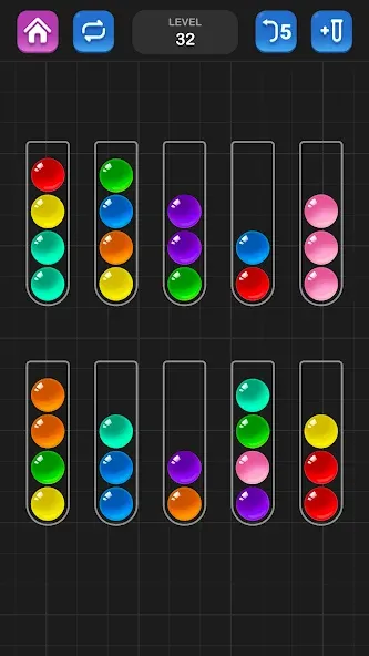Взломанная Ball Sort Puzzle — Color Game  [МОД Все открыто] — последняя версия apk на Андроид screen 4
