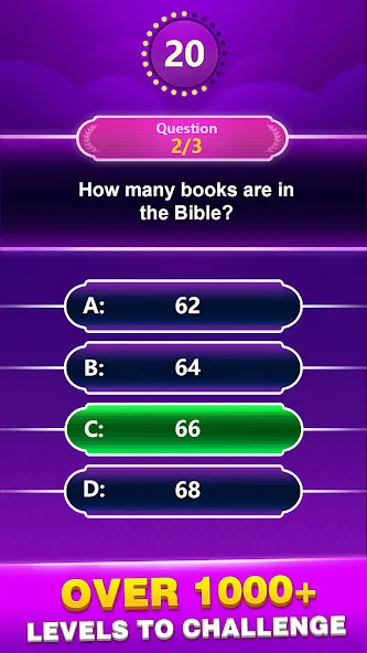 Взлом Bible Trivia — Word Quiz Game (Библейская викторина)  [МОД Много монет] — полная версия apk на Андроид screen 2