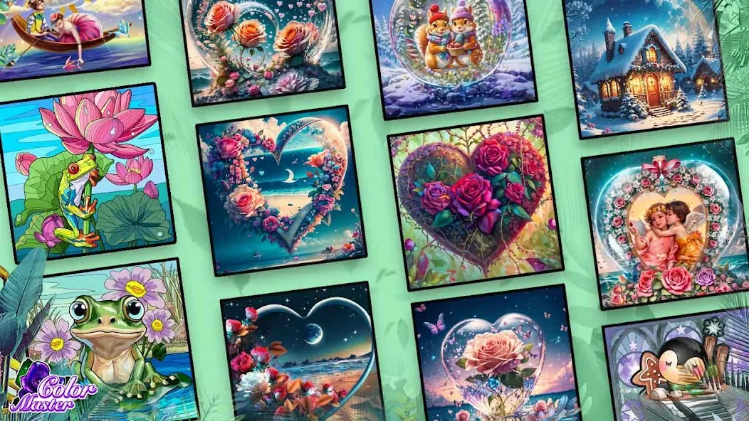 Скачать взлом Color Master — Color by Number (Колор Мастер Про)  [МОД Много монет] — полная версия apk на Андроид screen 1