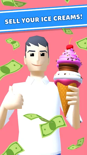 Взлом Ice Cream Inc. ASMR, DIY Games  [МОД Бесконечные деньги] — полная версия apk на Андроид screen 2