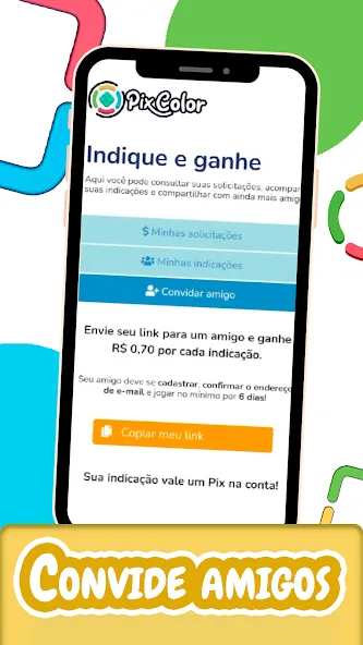 Скачать взломанную Pix Color — Jogue e Ganhe (Пикс Колор)  [МОД Меню] — стабильная версия apk на Андроид screen 4