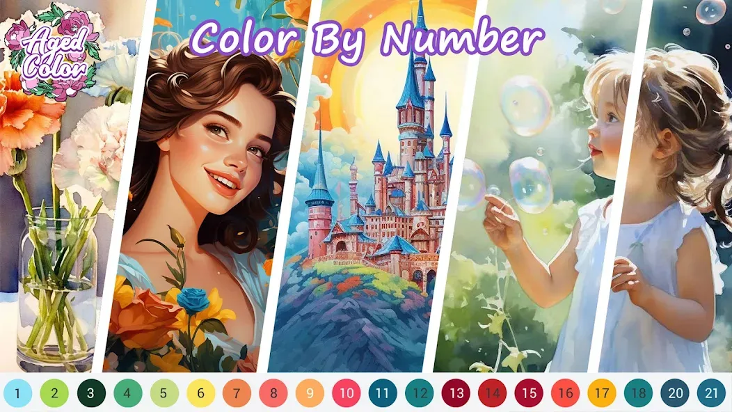 Взлом Aged Color (Эйджед Колор)  [МОД Бесконечные монеты] — стабильная версия apk на Андроид screen 2