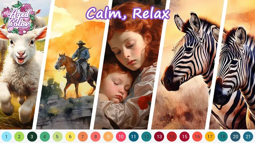 Взлом Aged Color (Эйджед Колор)  [МОД Бесконечные монеты] — стабильная версия apk на Андроид screen 3