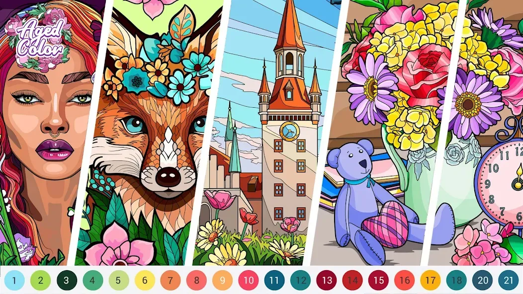 Взлом Aged Color (Эйджед Колор)  [МОД Бесконечные монеты] — стабильная версия apk на Андроид screen 4