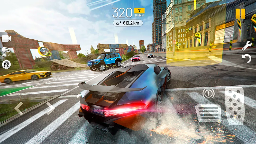 Скачать взлом Extreme Car Driving Simulator (Экстримальный симулятор вождения автомобиля)  [МОД Все открыто] — последняя версия apk на Андроид screen 2