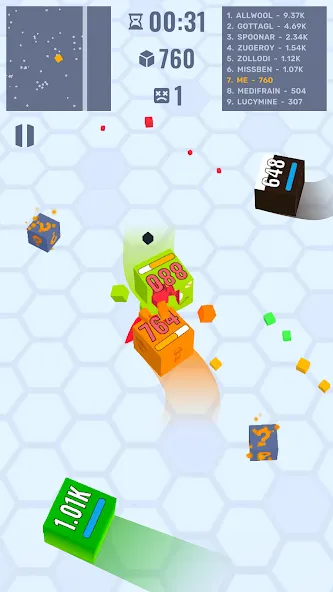 Скачать взлом Cube Zone io  [МОД Unlocked] — последняя версия apk на Андроид screen 2