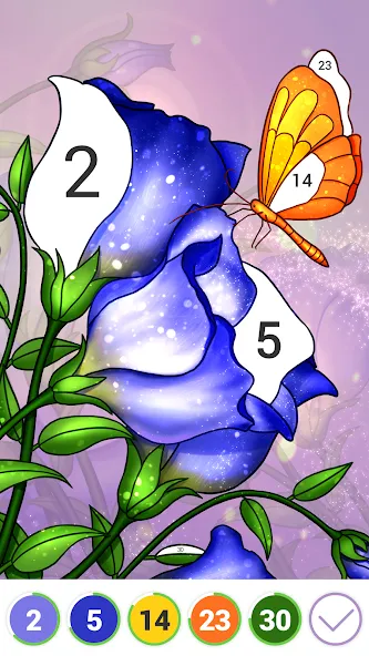 Взломанная Hola Color—Coloring by Number (ола калор)  [МОД Unlocked] — последняя версия apk на Андроид screen 2