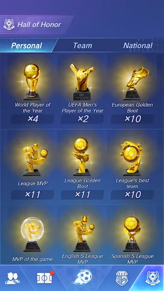 Взломанная Football Rising Star (Футбольная восходящая звезда)  [МОД Mega Pack] — полная версия apk на Андроид screen 4