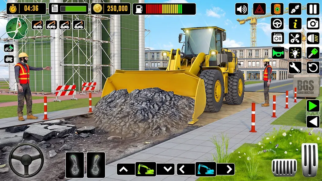 Взломанная City Road Construction Games (Сити Роад Конструкшн Геймс)  [МОД Unlimited Money] — последняя версия apk на Андроид screen 2