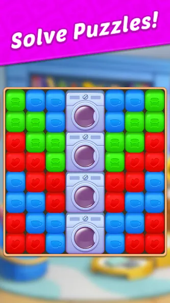 Взломанная Design Blast — Match & Home  [МОД Все открыто] — полная версия apk на Андроид screen 5