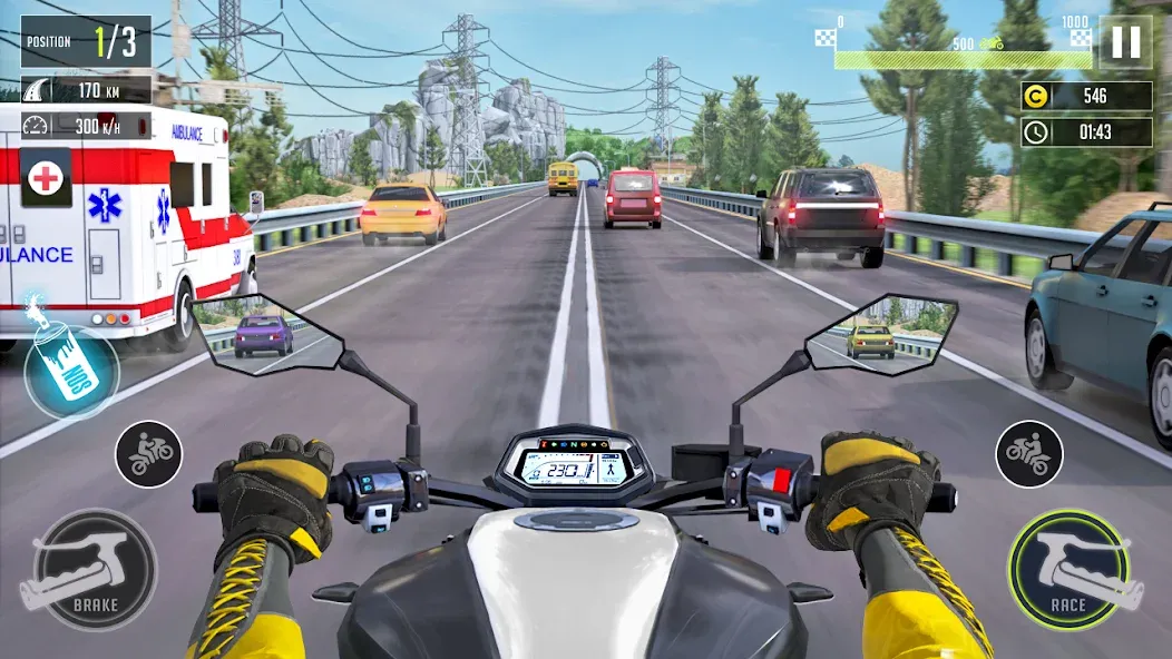 Взлом 3d Bike Racing Bike Race Games  [МОД Mega Pack] — полная версия apk на Андроид screen 1