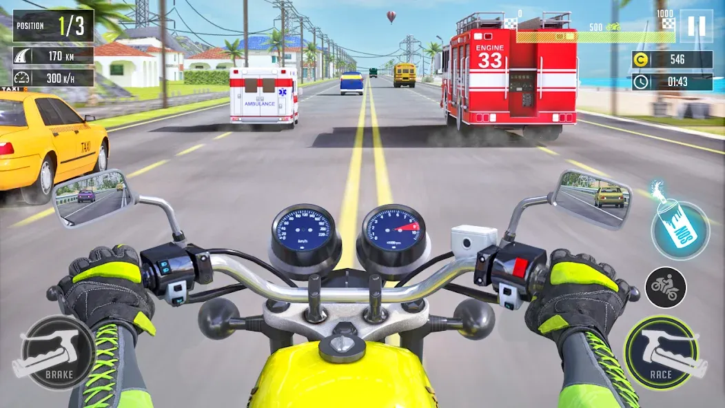Взлом 3d Bike Racing Bike Race Games  [МОД Mega Pack] — полная версия apk на Андроид screen 2
