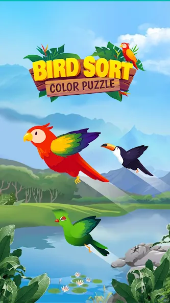 Скачать взлом Bird Sort — Color Puzzle  [МОД Бесконечные монеты] — полная версия apk на Андроид screen 5