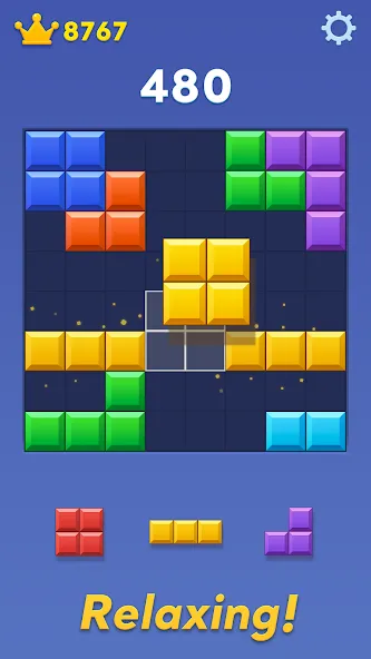 Скачать взломанную Block Blast! (Блок Бласт)  [МОД Все открыто] — последняя версия apk на Андроид screen 2