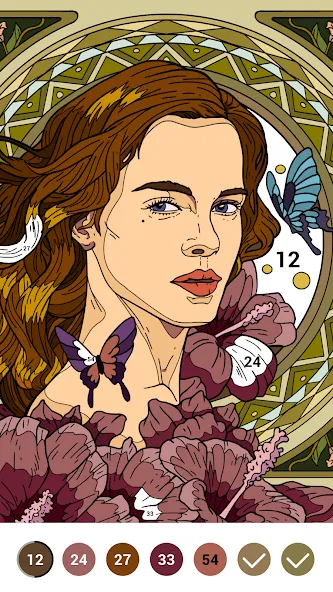 Взломанная Casual Color — Color by Number  [МОД Бесконечные монеты] — стабильная версия apk на Андроид screen 1