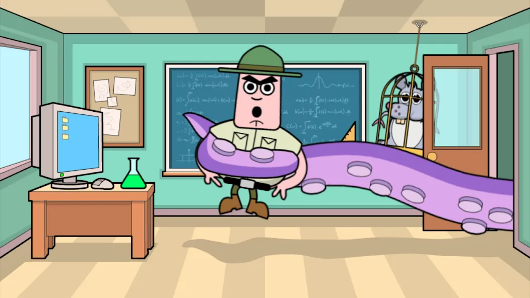Взломанная Bash the Teacher! School Prank  [МОД Все открыто] — последняя версия apk на Андроид screen 4
