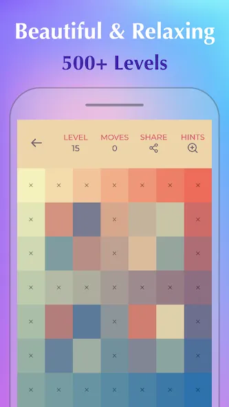 Скачать взломанную Color Puzzle:Offline Hue Games  [МОД Menu] — стабильная версия apk на Андроид screen 1