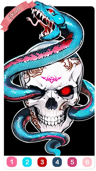 Скачать взломанную Tattoo Coloring games  [МОД Много монет] — последняя версия apk на Андроид screen 3