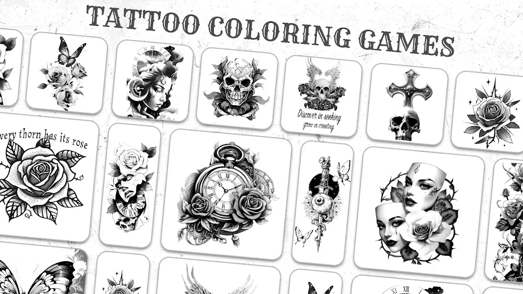 Скачать взломанную Tattoo Coloring games  [МОД Много монет] — последняя версия apk на Андроид screen 4