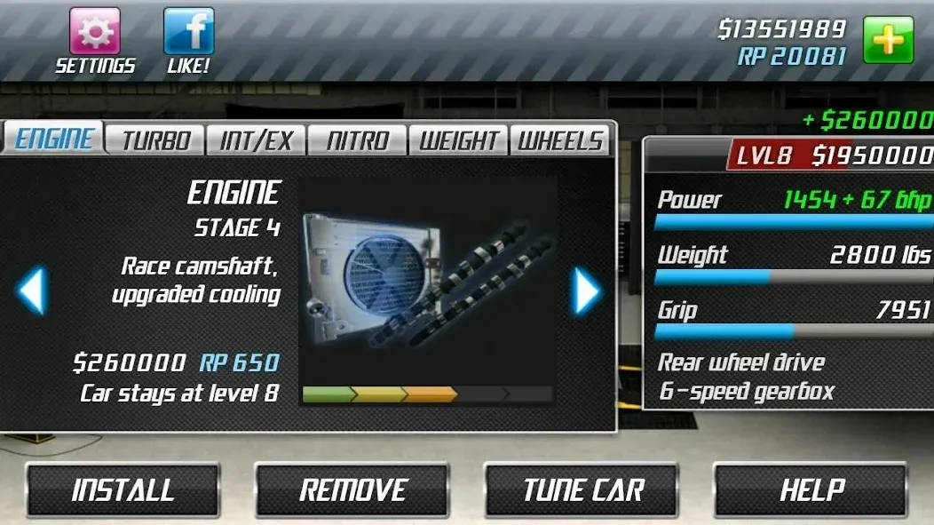 Взломанная Drag Racing (Драгрейсинг)  [МОД Все открыто] — полная версия apk на Андроид screen 3