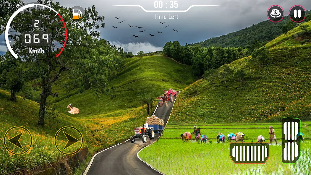 Взломанная Tractor Simulator Farm Games (Фарминг игры)  [МОД Unlocked] — последняя версия apk на Андроид screen 3