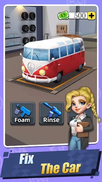 Взлом Car Fix Inc — Mechanic Garage (Кар Фикс Инк)  [МОД Mega Pack] — полная версия apk на Андроид screen 2