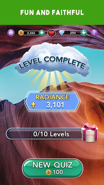 Взлом Daily Bible Trivia Bible Games (Ежедневные викторины Библии библейские игры)  [МОД Mega Pack] — полная версия apk на Андроид screen 5