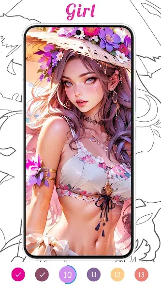Взлом Coloring Games-Color By Number  [МОД Unlimited Money] — последняя версия apk на Андроид screen 3