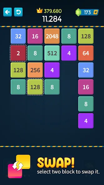Взлом 1M — Merge Number Block Puzzle  [МОД Unlocked] — последняя версия apk на Андроид screen 4