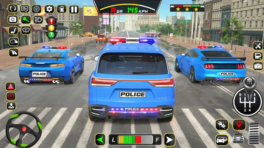 Скачать взлом Police Car Driving School Game (Полицейская школа вождения автомобилей)  [МОД Unlocked] — последняя версия apk на Андроид screen 4