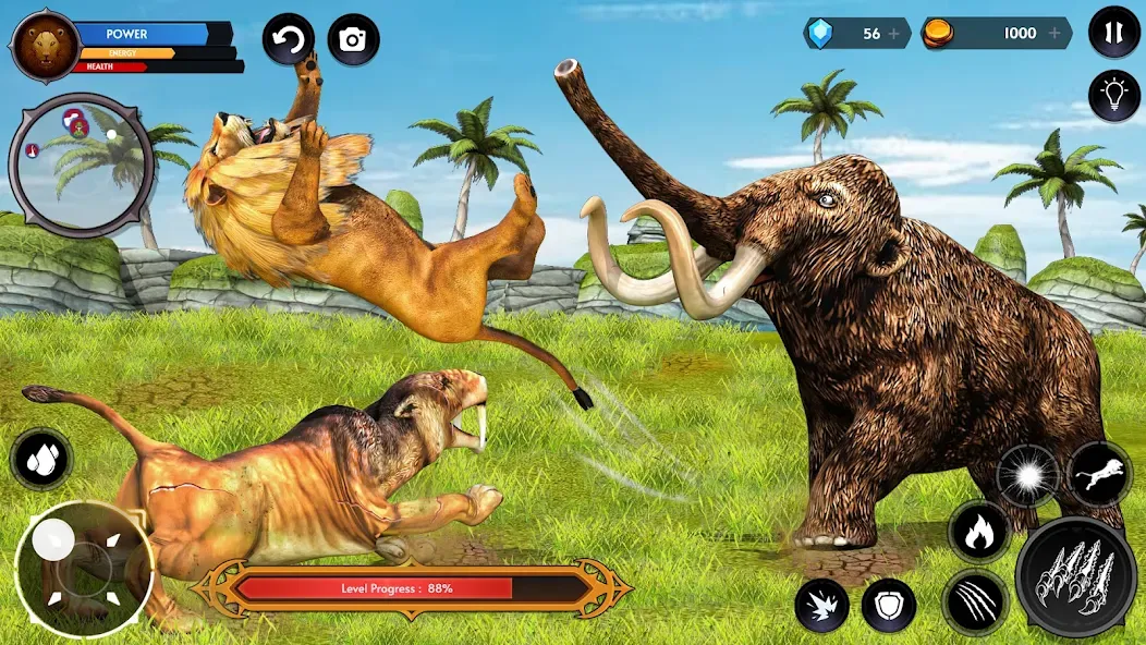 Скачать взлом Lion Simulator Wild Lion Games  [МОД Меню] — полная версия apk на Андроид screen 5