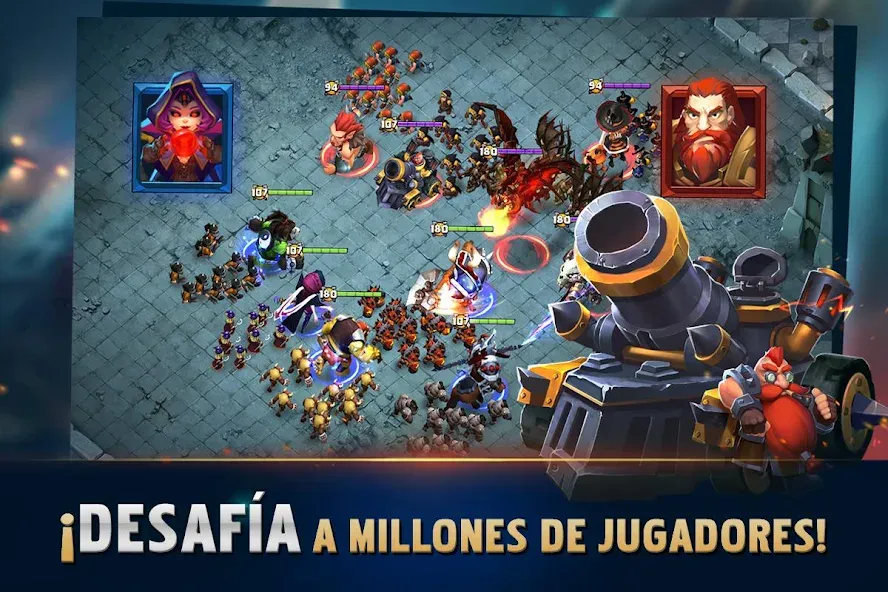 Взлом Clash of Lords 2: Español (Клэш оф Лордс 2)  [МОД Unlocked] — полная версия apk на Андроид screen 4