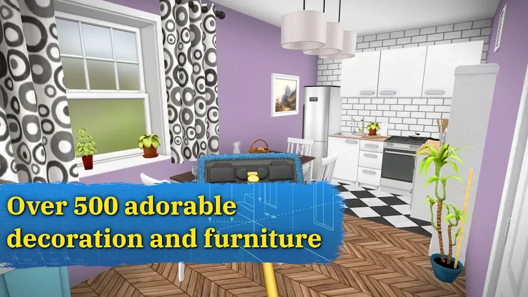 Скачать взломанную House Flipper: Home Design (Хаус Флиппер)  [МОД Меню] — последняя версия apk на Андроид screen 2