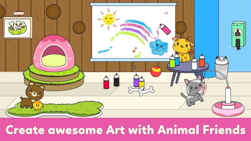 Взломанная Tizi Town — My Pet Daycare  [МОД Бесконечные деньги] — последняя версия apk на Андроид screen 4