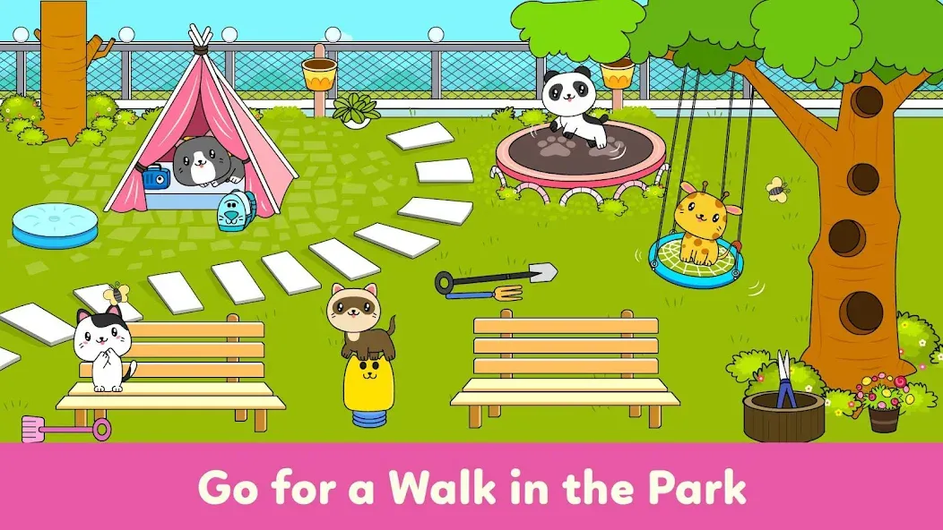 Взломанная Tizi Town — My Pet Daycare  [МОД Бесконечные деньги] — последняя версия apk на Андроид screen 5