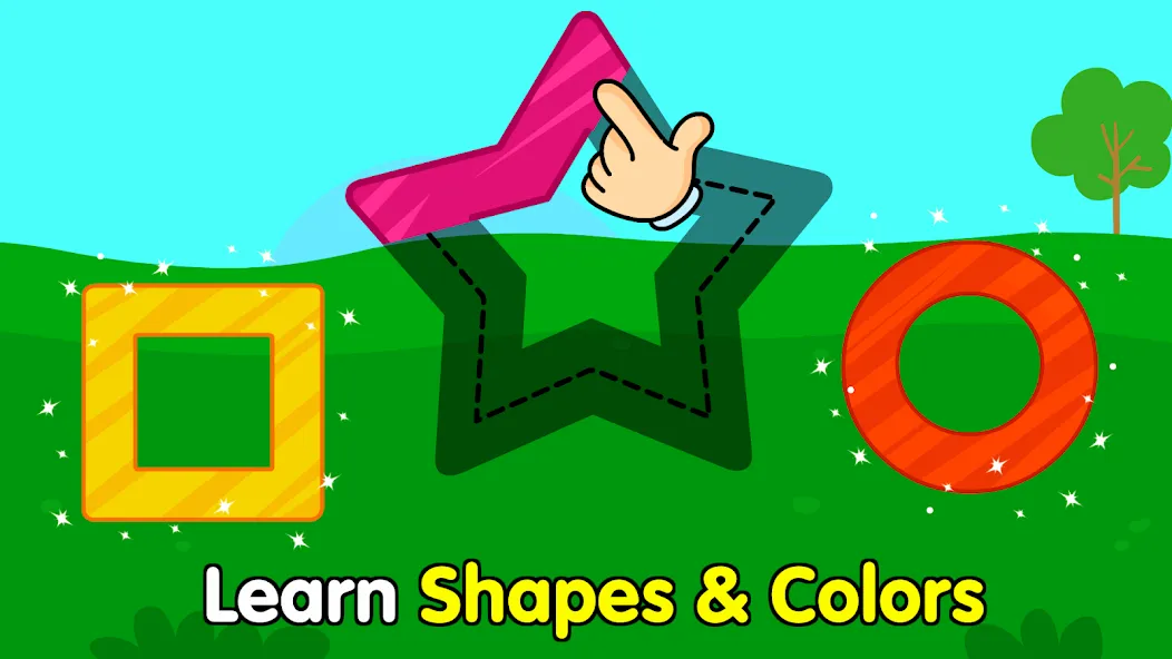 Взломанная Shapes & Colors Games for Kids  [МОД Бесконечные монеты] — последняя версия apk на Андроид screen 1