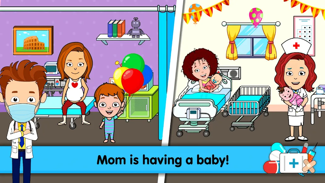 Взлом My Hospital Town Doctor Games  [МОД Бесконечные деньги] — последняя версия apk на Андроид screen 2