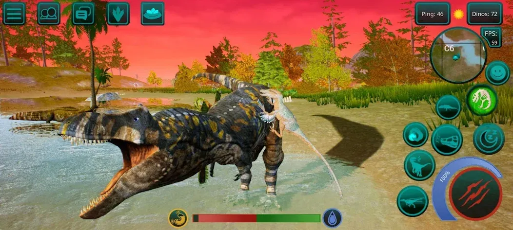 Взлом The Cursed Dinosaur Isle: Game  [МОД Бесконечные деньги] — полная версия apk на Андроид screen 1