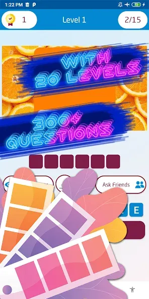 Скачать взлом Guess the color game  [МОД Mega Pack] — полная версия apk на Андроид screen 3