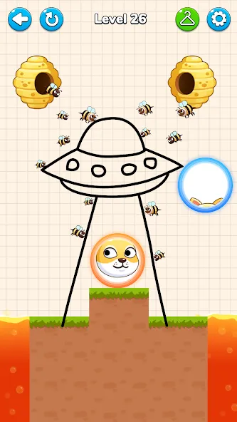 Взлом Draw to Save — Save the Dog  [МОД Unlimited Money] — последняя версия apk на Андроид screen 2