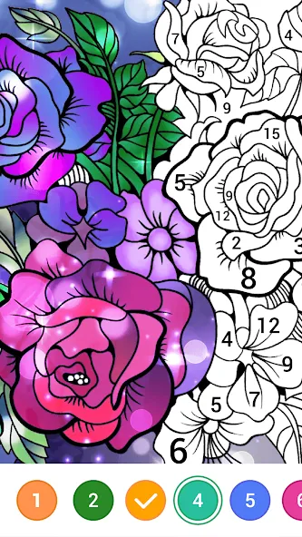 Взлом Magic Paint: Color by number (Магик Пейнт)  [МОД Бесконечные монеты] — полная версия apk на Андроид screen 2