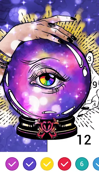 Взлом Magic Paint: Color by number (Магик Пейнт)  [МОД Бесконечные монеты] — полная версия apk на Андроид screen 4