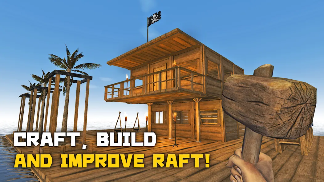 Взломанная Survival & Craft: Multiplayer  [МОД Много монет] — полная версия apk на Андроид screen 1