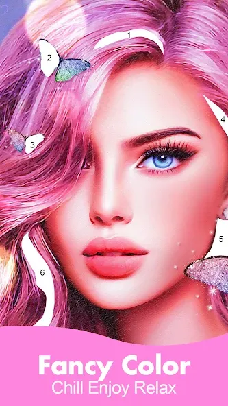 Скачать взлом Fancy Color — Paint By Number (Фэнси Колор)  [МОД Menu] — полная версия apk на Андроид screen 1