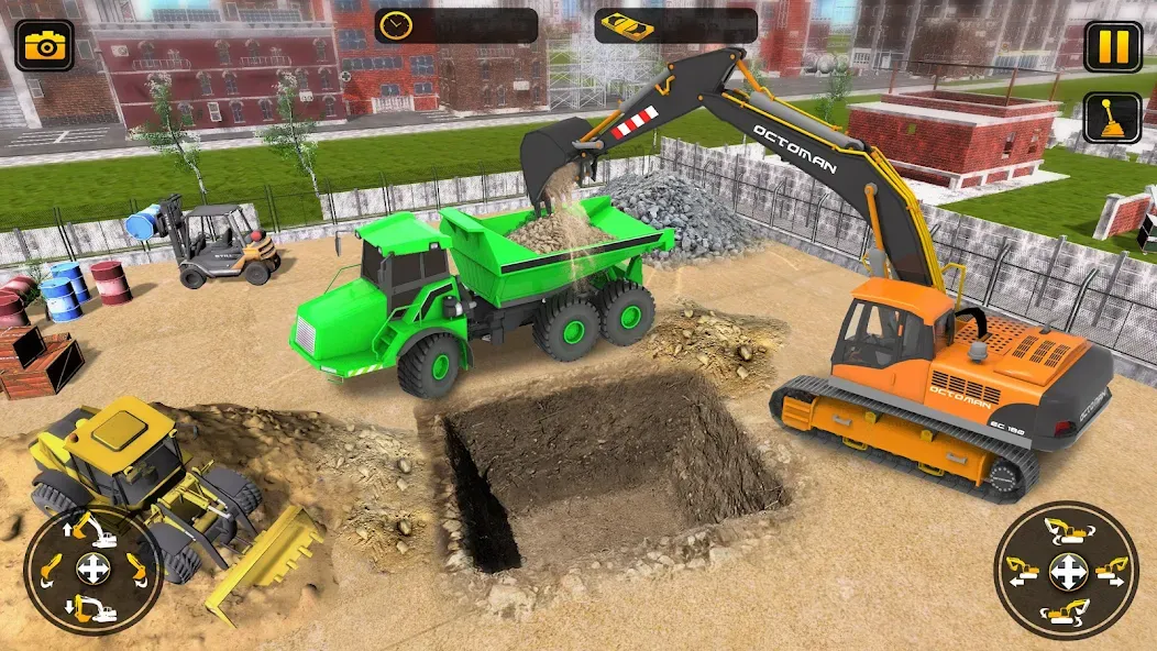 Скачать взломанную Heavy Construction Simulator  [МОД Все открыто] — полная версия apk на Андроид screen 5