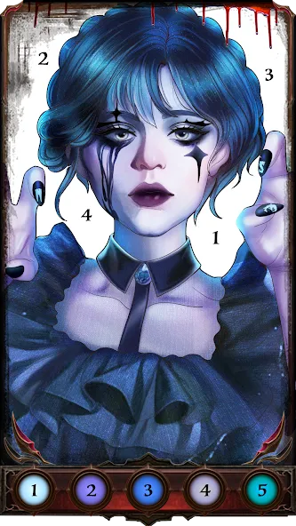 Скачать взломанную Dark, Horror Color by Number  [МОД Unlimited Money] — стабильная версия apk на Андроид screen 5